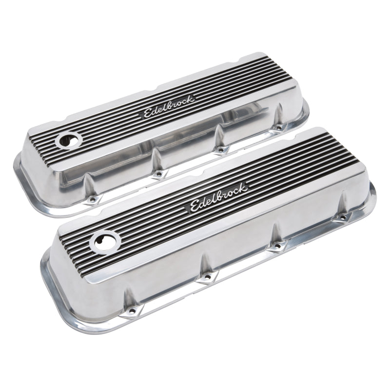 Edelbrock Elite II Valve Covers For Chevy Big-block V8 1965 & Later 4275 Photo - out of package