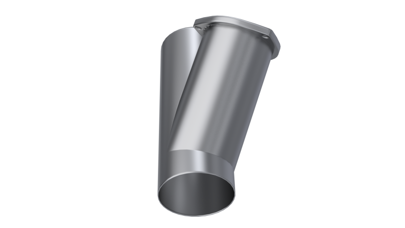 QTP 4in Weld-On QTEC Exhaust Cutout Y-Pipe 10400 10400 Photo - Primary