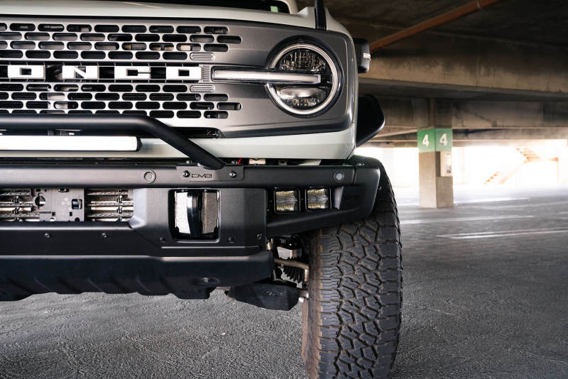 DV8 Offroad 21-22 Ford Bronco Factory Bumper Pocket Light Mount (Pair) 3in LED Pod Lights LBBR-05 LBBR-05 Photo - Close Up