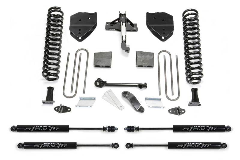 Fabtech 4" Basic System w/ Stealth Shocks K2214M Photo - Primary