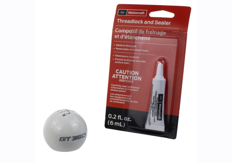 Ford Performance Parts Ford Performance GT350 Shift Knob 6-Speed - White M-7213-M8SW Photo - Unmounted