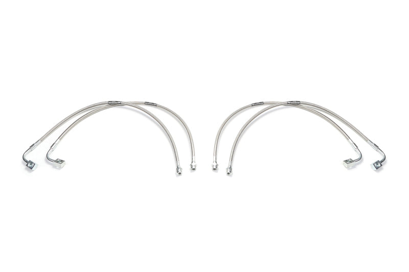 Fabtech 07-18 Jeep JK 4WD Front & Rear Extended Brake Line Kit FTS94061 FTS94061 Photo - Primary