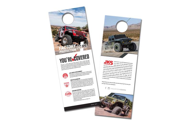 JKS Manufacturing Warranty Hangtags - 25pcs JKS22304 JKS22304 Photo - Primary