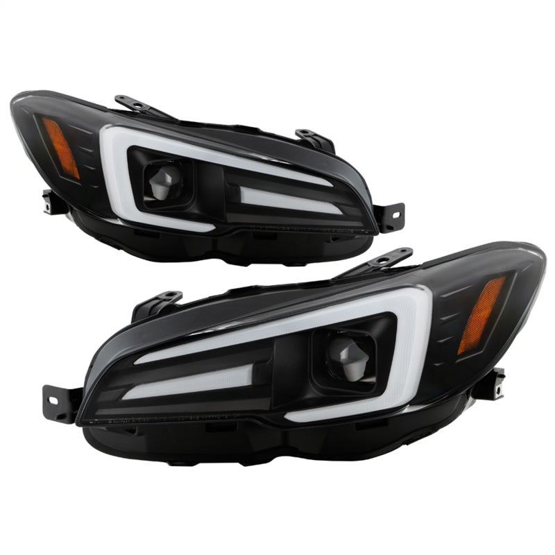 Spyder Subaru Impreza WRX 15-20 Halogen High-Power LED Headlights- Black PRO-YD-SWRX15HALAP-SBSEQ-BK 5088093 5088093 Photo - Primary