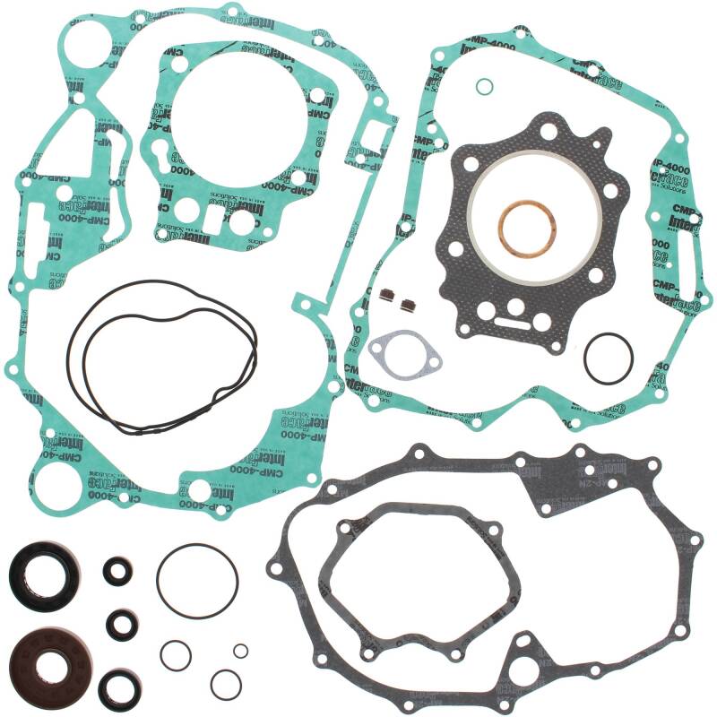 Vertex Pistons Vertex Gaskets 95-03 Honda TRX400FW Fourtrax Foreman 4x4 Complete Gasket Kit w/ Oil Seals 811858 811858 Photo - Primary