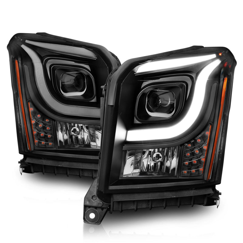 Anzo 15-17 GMC Yukon/Yukon XL Projector Headlights Black Housing/Clear Lens (w/ Light Bars) 111535 111535 User 6