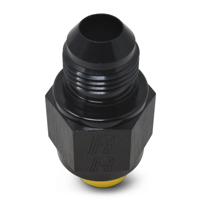 Russell -8 AN Female To -6 AN Male B-Nut Flare Reducer (Black Finish) 660023 Photo - out of package