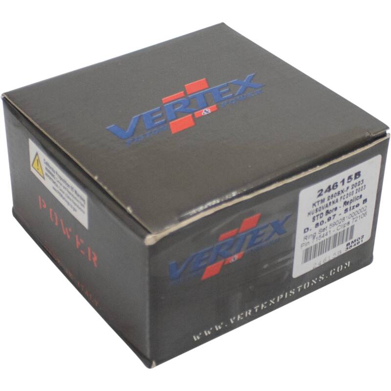 Vertex Pistons Vertex Piston 2024 KTM 250 EXC-F 250cc Forged Replica Piston Kit 24615B 24615B Photo - Primary