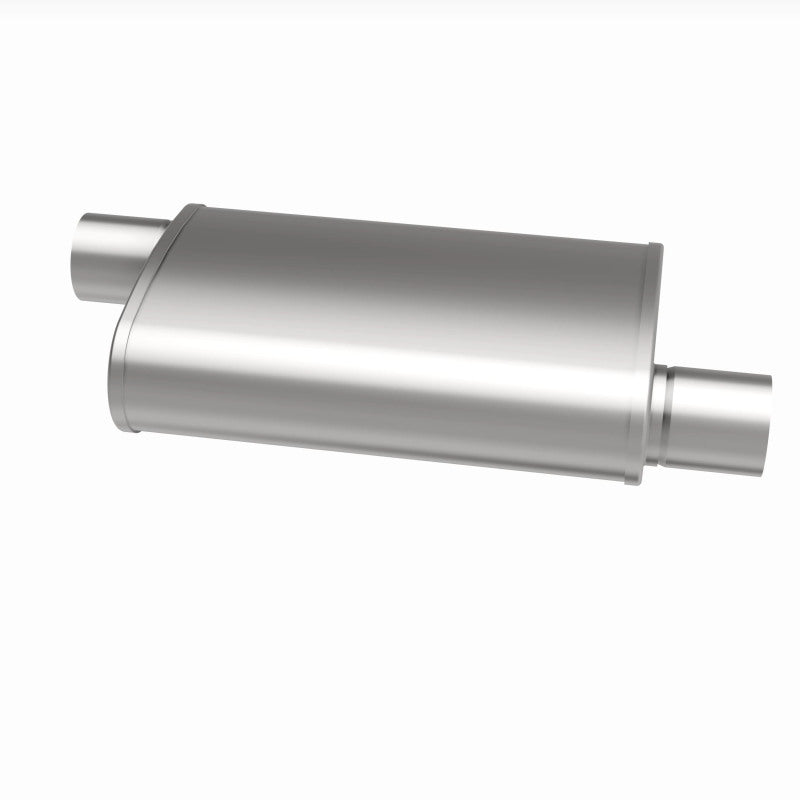 MagnaFlow 4" X 9" Oval Offset/Offset XL Multi-Chamber Performance Muffler 13236 360 Degree Image Set