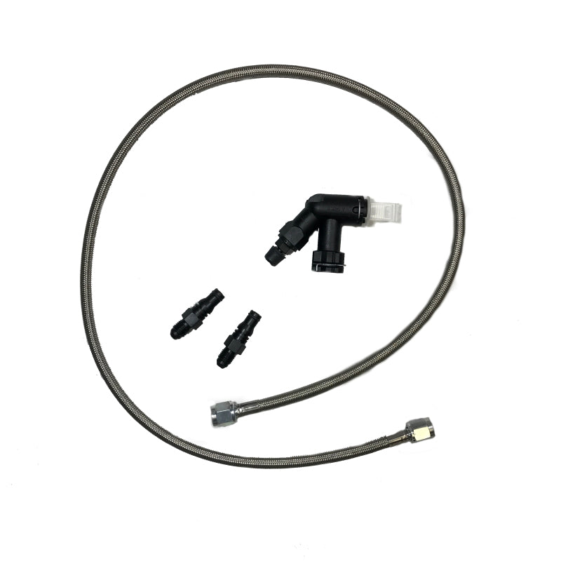 McLeod Line Assy Mustang 2005-Up 36in W/Male Wire Clip Fittings & Elbow Bleed 139252 Photo - Primary