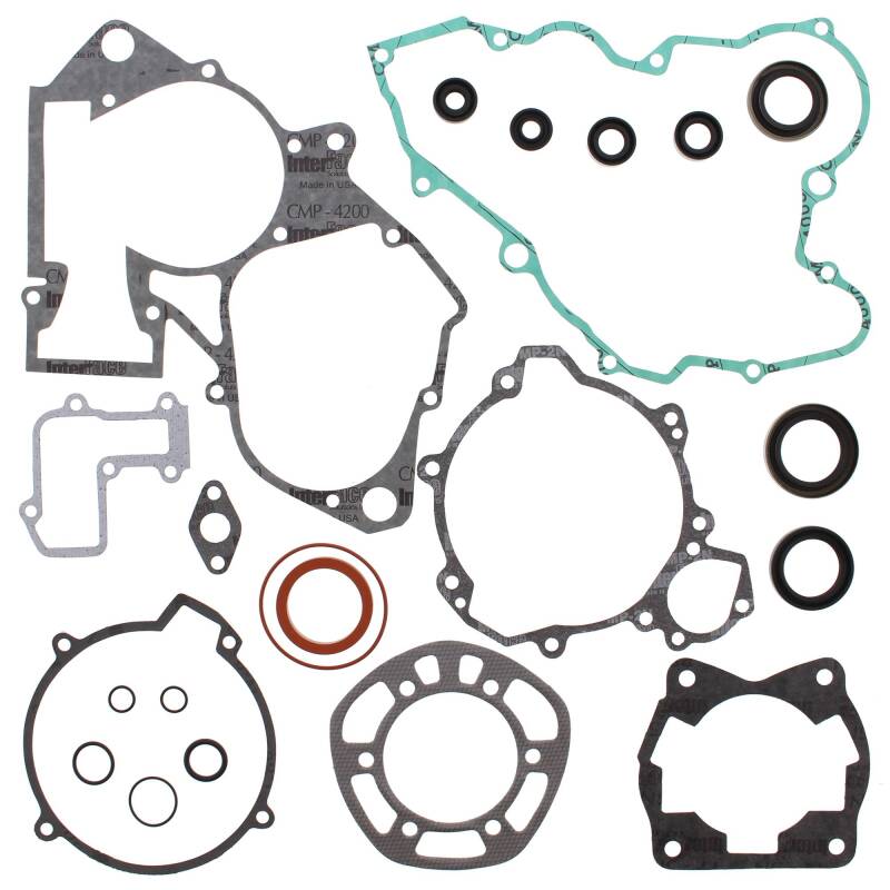 Vertex Pistons Vertex Gaskets 93-97 KTM EXC 125 Complete Gasket Kit w/ Oil Seals 811303 811303 Photo - Primary