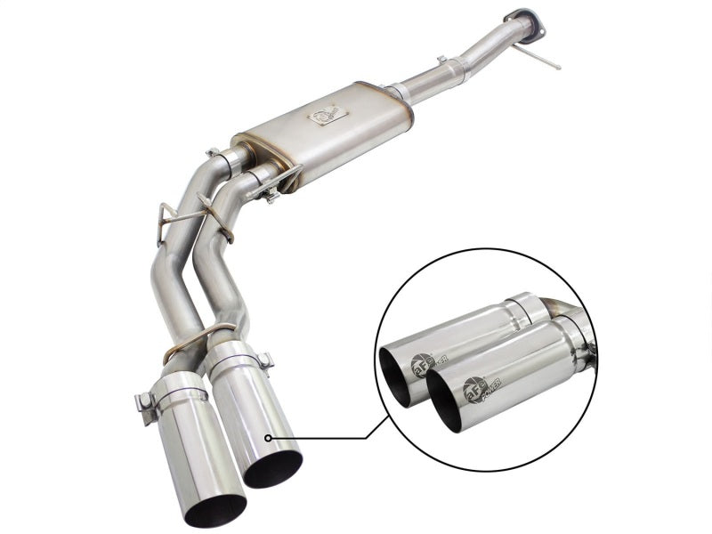 aFe POWER 49-43080-P Rebel Series 409 SS Cat-Back Exhaust System 49-43080-P Photo - Primary