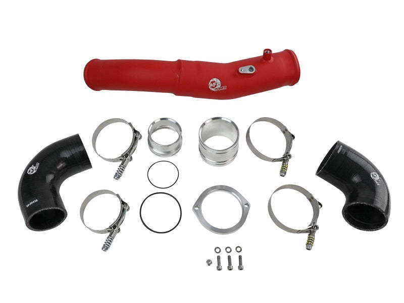 aFe 2020 Toyota Supra 3.0L 3in Red Intercooler Tube - Hot 46-20398-R 46-20398-R Photo - Unmounted