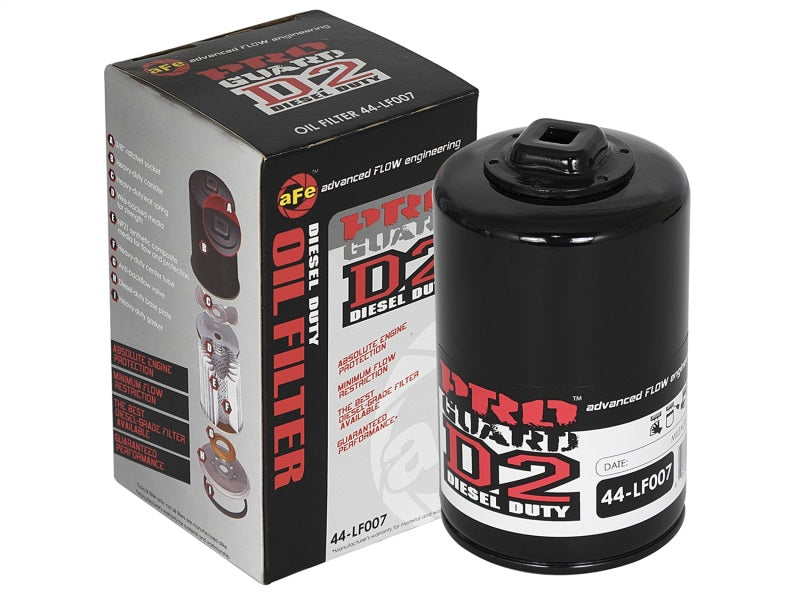 aFe Pro GUARD D2 Oil Filter (4 Pack) Ford Trucks 97-08 V6-4.2L; V8-4.6L 44-LF007-MB Photo - Unmounted