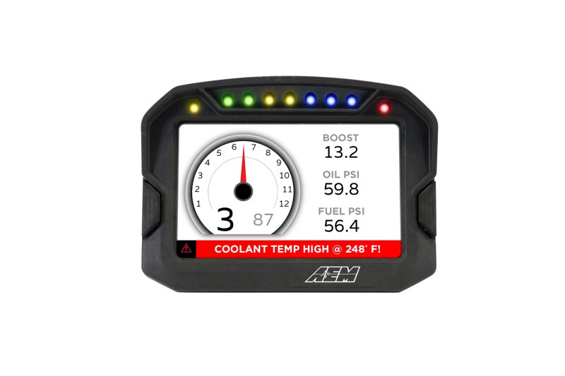 AEM CD-5LG Carbon Logging Digital Dash Display w/ Internal 10Hz GPS & Antenna 30-5603 30-5603 Photo - out of package