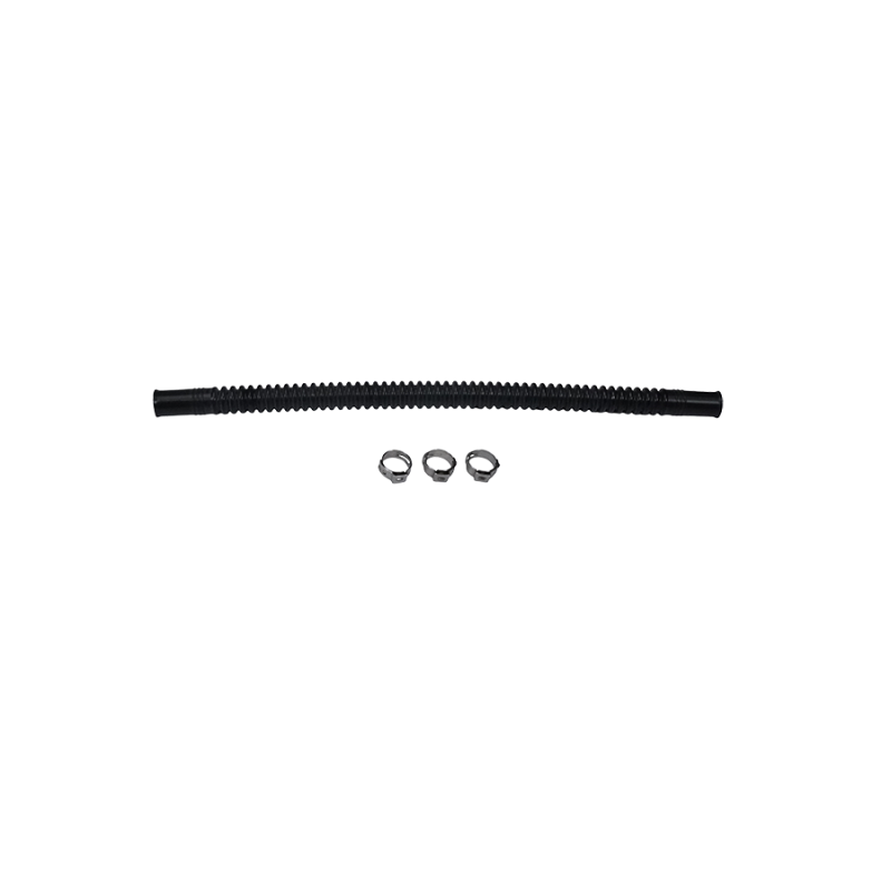 DeatschWerks Convoluted Tubing 250mm Length x 8mm ID Side 1 x 8mm ID Side 2 - Black 9-CT-10-516 9-CT-10-516 Photo - Primary