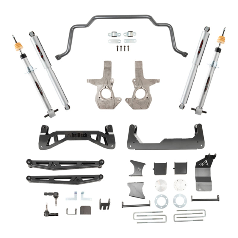 Belltech 07-16 Chevrolet Silverado / GMC Sierra 1500 4WD 7-9in Suspension Lift Kit w/ Shocks 150201TPS 150201TPS Photo - Primary