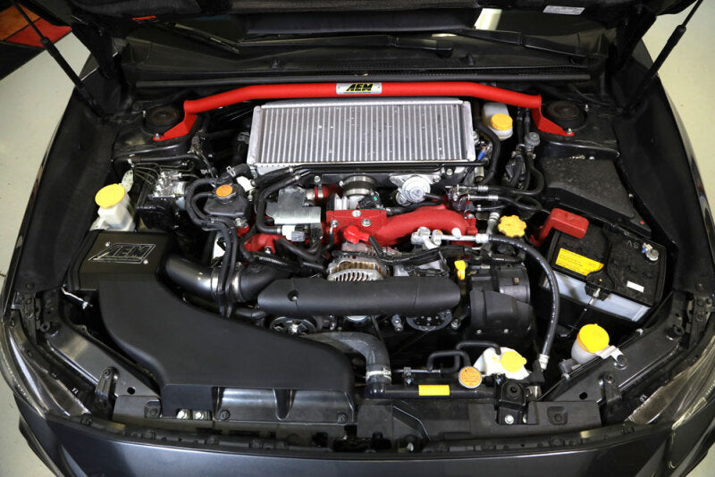 AEM Induction AEM 19-21 Subaru WRX STI 2.5L H4 Cold Air Intake System 21-863C 21-863C Photo - Mounted