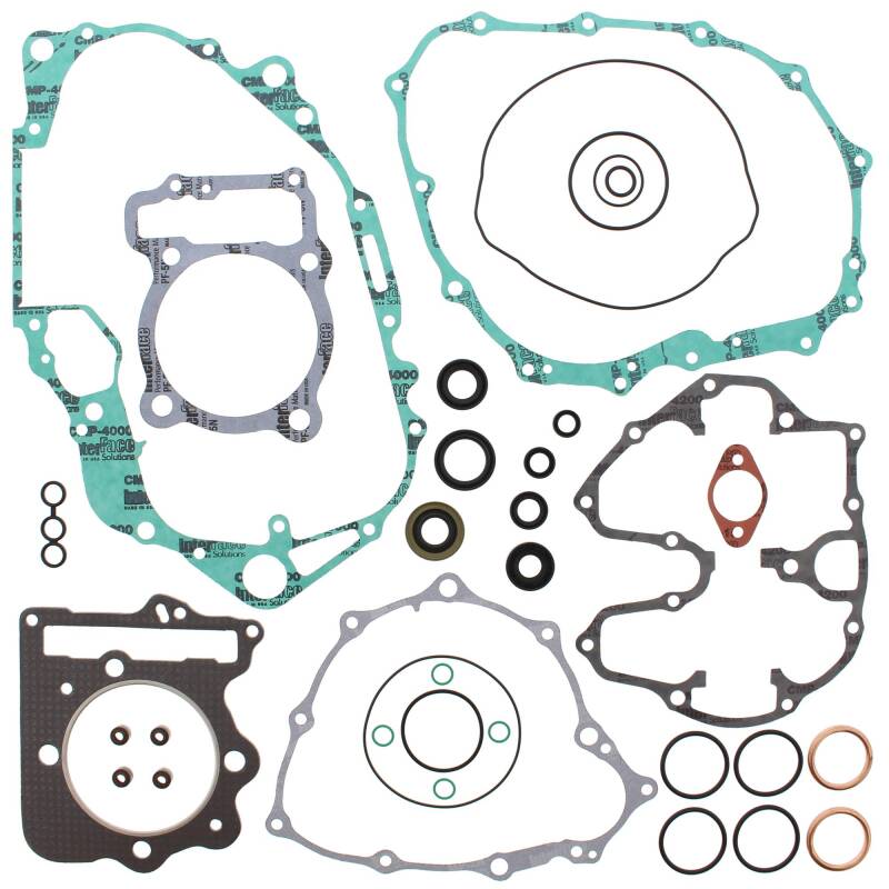 Vertex Pistons Vertex Gaskets 96-98 Honda XR400R Complete Gasket Kit w/ Oil Seals 811265 811265 Photo - Primary
