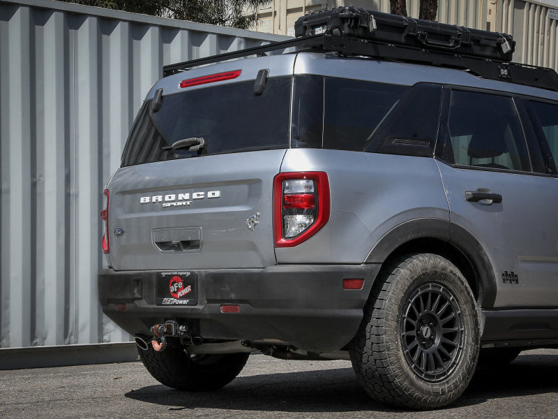 aFe Ford Bronco Sport 21-22 L3-1.5L (t)/L4-2.0L (t) Vulcan Axle-Back Exhaust System- Polished Tips 49-33141-P 49-33141-P Photo - Mounted