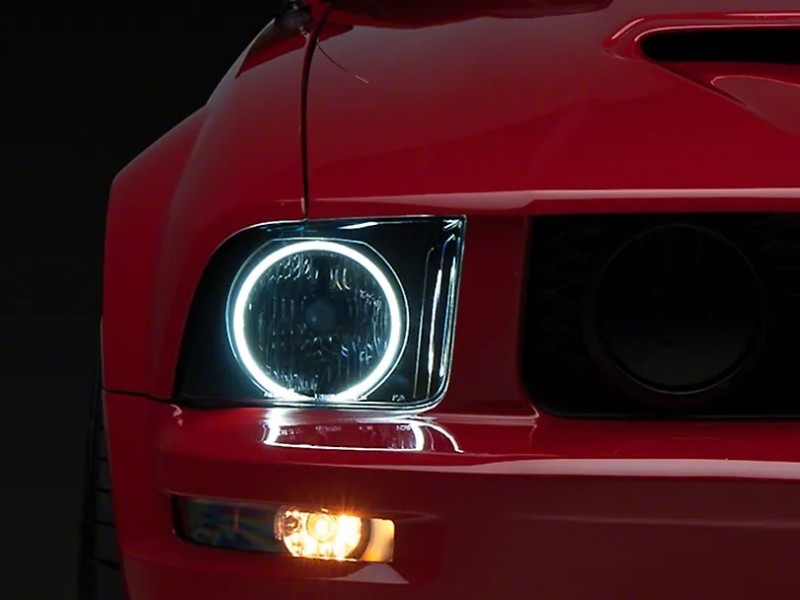 Raxiom 05-09 Ford Mustang GT V6 Axial Series CCFL Halo Projector Headlight- Blk Housing (Smkd Lens) 49121 49121 User 1