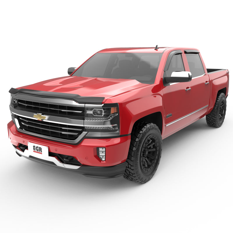 EGR 14+ Chev Silverado Ext Cab Tape-On Window Visors - Set of 4 641671 641671 User 1