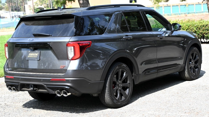 Gibson 20-21 Ford Explorer ST / Lincoln Aviator 3.0L 2.25in Axle-Back Dual Exhaust - Stainless 619718 619718 Photo - Mounted