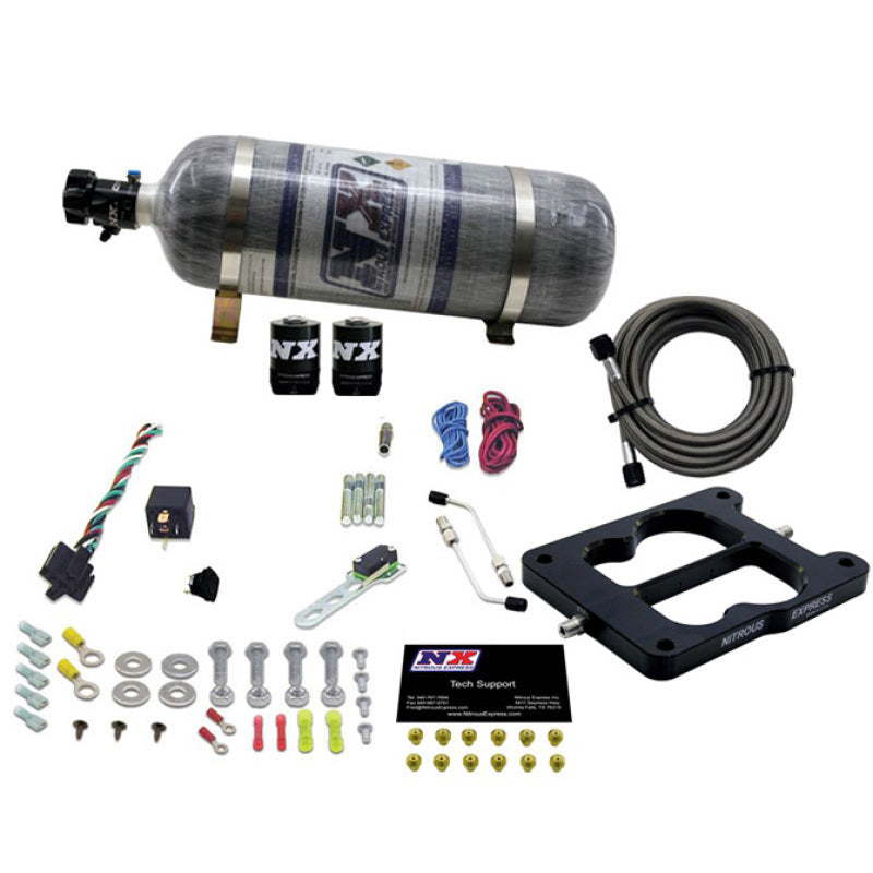 Nitrous Express Q-Jet/Holley Spread Bore Nitrous Kit (50-300HP) w/Composite Bottle 30080-12 30080-12 Photo - Primary