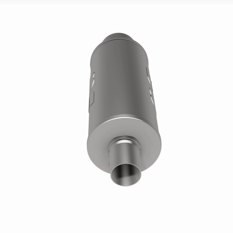 MagnaFlow 6" Round Center/Center Performance Muffler With Tip 14822 360 Degree Image Set