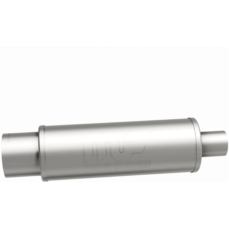 MagnaFlow 5" Round Center/Center Performance Muffler With Tip 14857 Photo - out of package