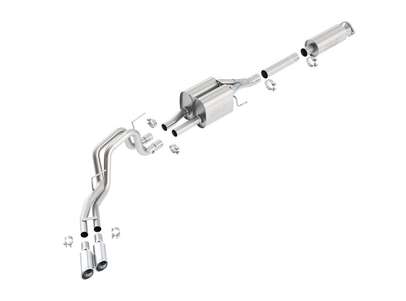 Borla 10-12 Ford F-150 Raptor 6.2L V8 2/4WD AT Touring SS Catback Exhaust 140404 140404 Photo - Primary