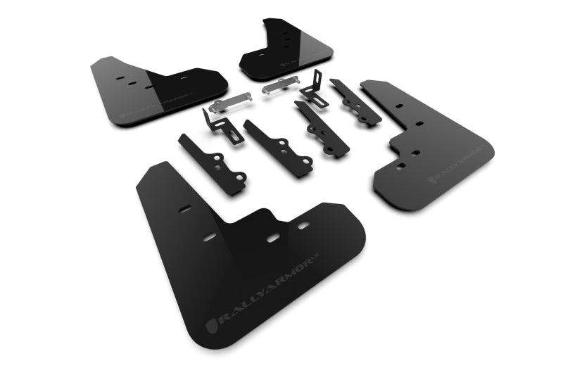 Rally Armor 2025+ Kia K4 Black Mud Flap Dark Grey Logo MF111-UR-BLK-DGRY MF111-UR-BLK-DGRY Photo - Primary
