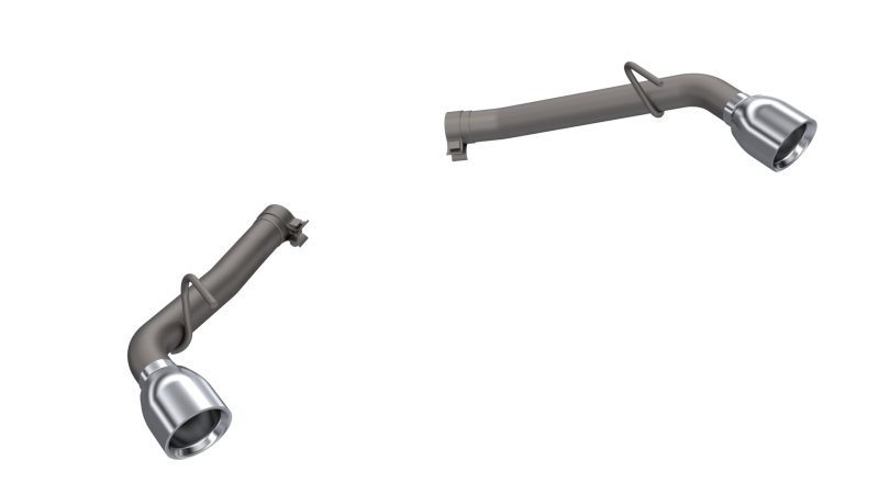 QTP 14-15 Chevrolet Camaro SS 6.2L 304SS Eliminator Muffler Delete Axle Back Exhaust w/4.5in Tips 700114 700114 Photo - Primary