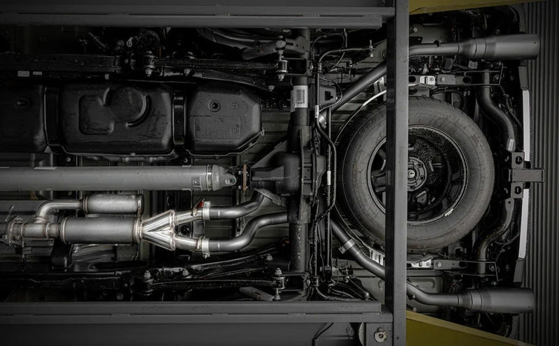 Magnaflow 25+ Ram 1500 I6 3.0L SPEQ Series Black Coated Cat-Back Performance Exhaust System 19685 19685 Photo - Mounted