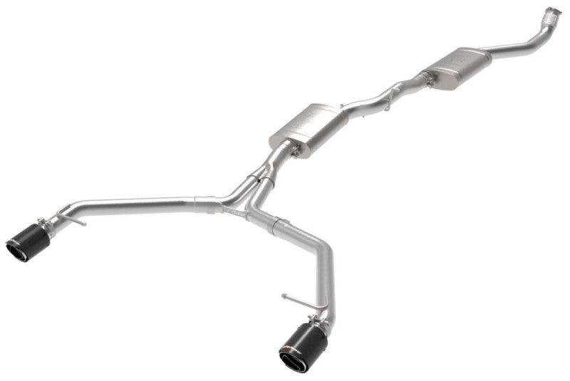 aFe MACH Force-Xp 13-16 Audi Allroad L4 SS Cat-Back Exhaust w/ Carbon Tips 49-36438-C 49-36438-C User 1