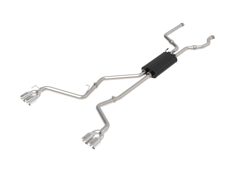 aFe MACH Force-Xp 2.5in. 304 SS C/B Exhaust 20-21 Ford Explorer V6-3.0L - Polished Tip 49-33139-P 49-33139-P Photo - Primary