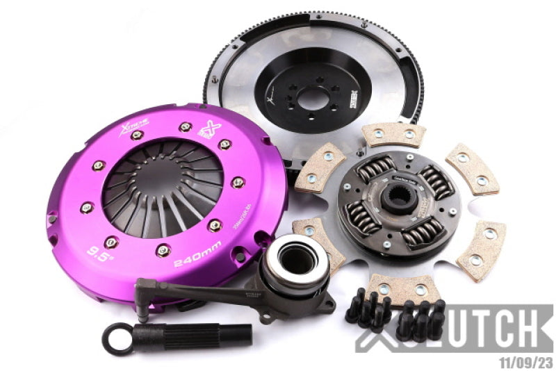 XCLUTCH 05-06 Audi A3 Sportback 2.0L Stage 2R Extra HD Sprung Ceramic Clutch Kit XKVW24696-1R XKVW24696-1R Photo - Primary