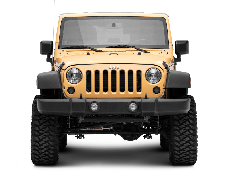 Raxiom 07-18 Jeep Wrangler JK Axial Series LED Turn Signals w/ Halo (Smoked) J127017 J127017 Photo - Close Up