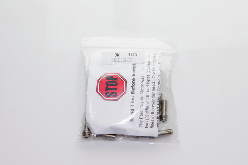 Kooks Headers Kooks Small Block Ford Stage 8 Locking Header Bolt Kit BK105 BK105 Photo - in package