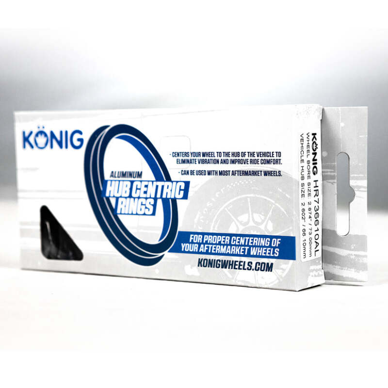 Konig Aluminum Hub Ring Set (4pcs) - 73.1mm O.D. / 66.1mm I.D. HR736610AL HR736610AL User 1