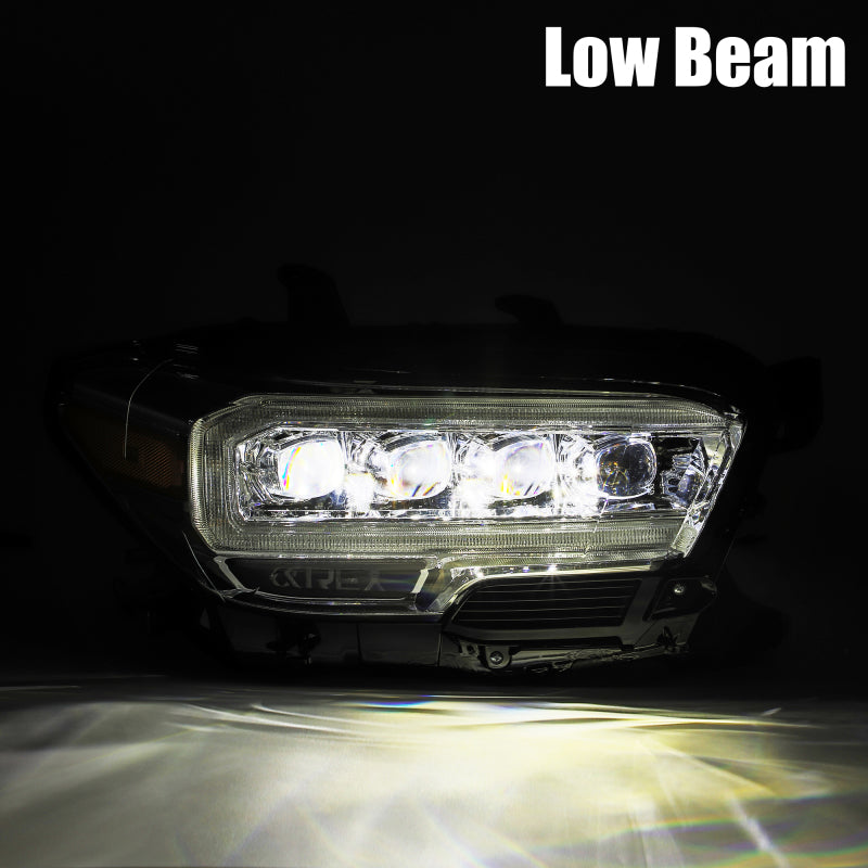 AlphaRex 16-20 Toyota Tacoma NOVA LED Projector Headlights Plank Style Chrome w/Activation Light 880706 880706 User 4