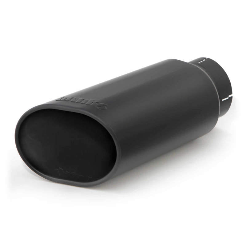 Banks Power Tailpipe Tip Kit - SS Obround Slash Cut - Black - 4in Tube - 5in X 6in X 14in 52927 52927 Photo - Primary
