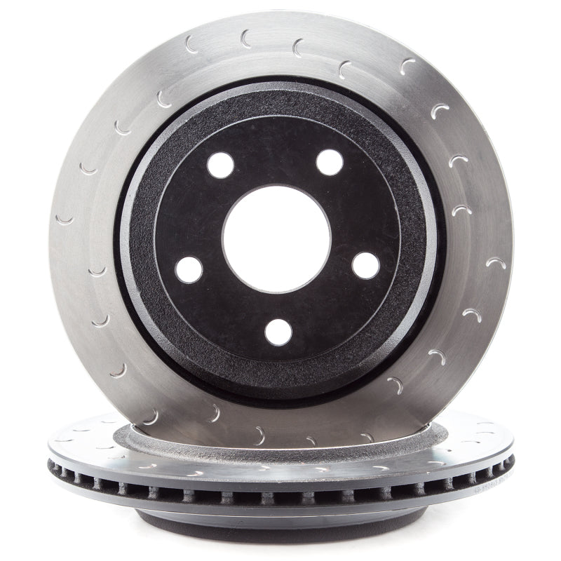 Alcon 2007+ Jeep JK-JL 330x22mm Rotors 4-Piston Red Calipers Rear Brake Kit (Includes Brake Lines) BKR5059D12 BKR5059D12 Photo - Primary