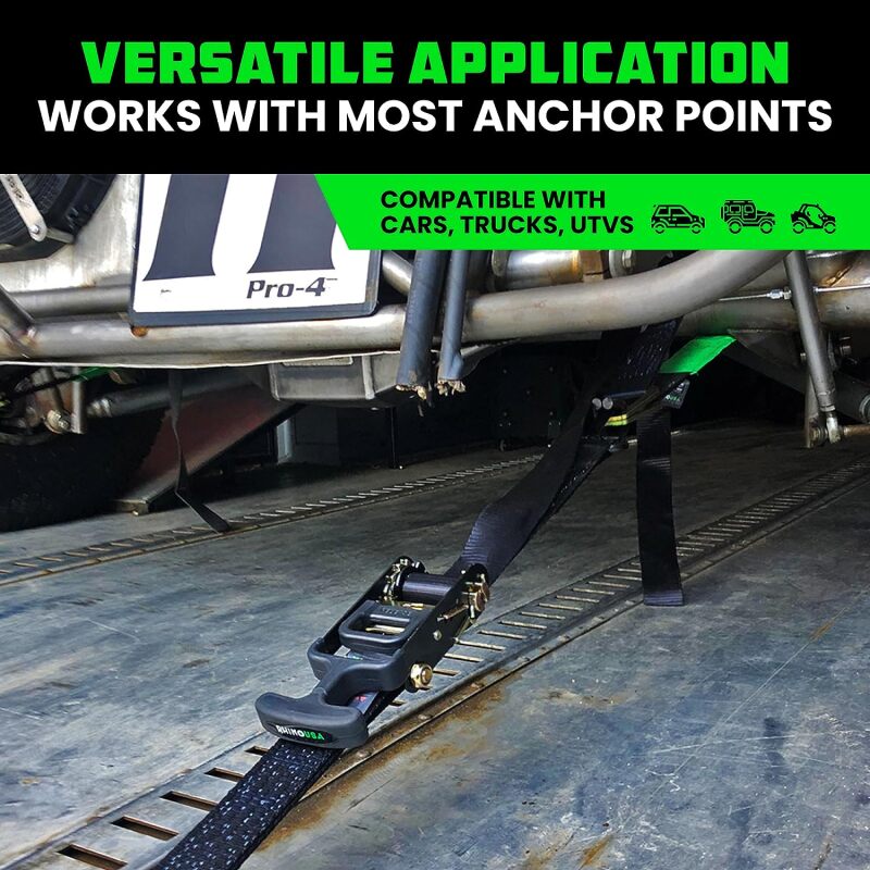 Rhino USA Heavy Duty Vehicle Tie Down Kit- Green 2IN-HDKIT-GRN 2IN-HDKIT-GRN User 6
