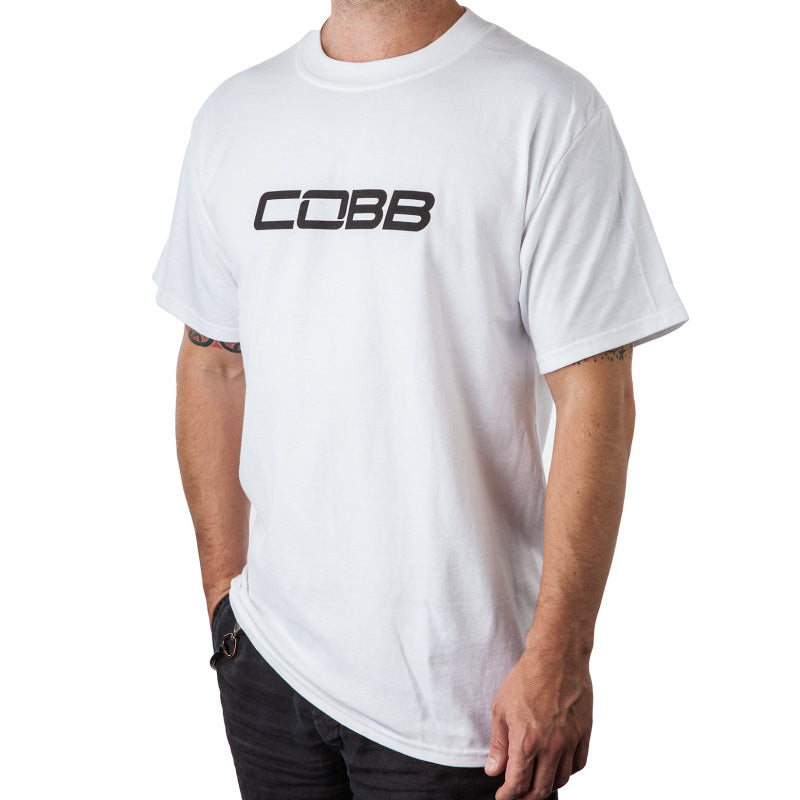 COBB Tuning Logo Mens White T-Shirt - XSM CO-WHITECOBB-XSM CO-WHITECOBB-XSM Photo - Primary