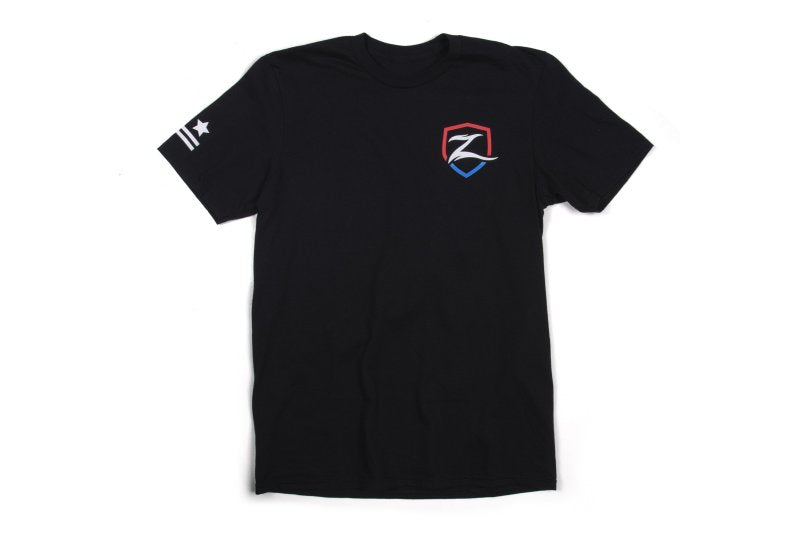 Zone Offroad Black Premium Cotton T-Shirt w/ Patriotic Zone Logos - Small ZONU9162S ZONU9162S Photo - Primary