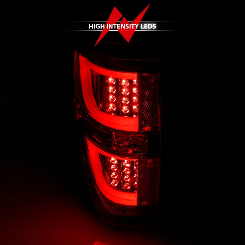 Anzo 2009-2013 Ford F-150 LED Taillights Black 311257 Photo - Unmounted