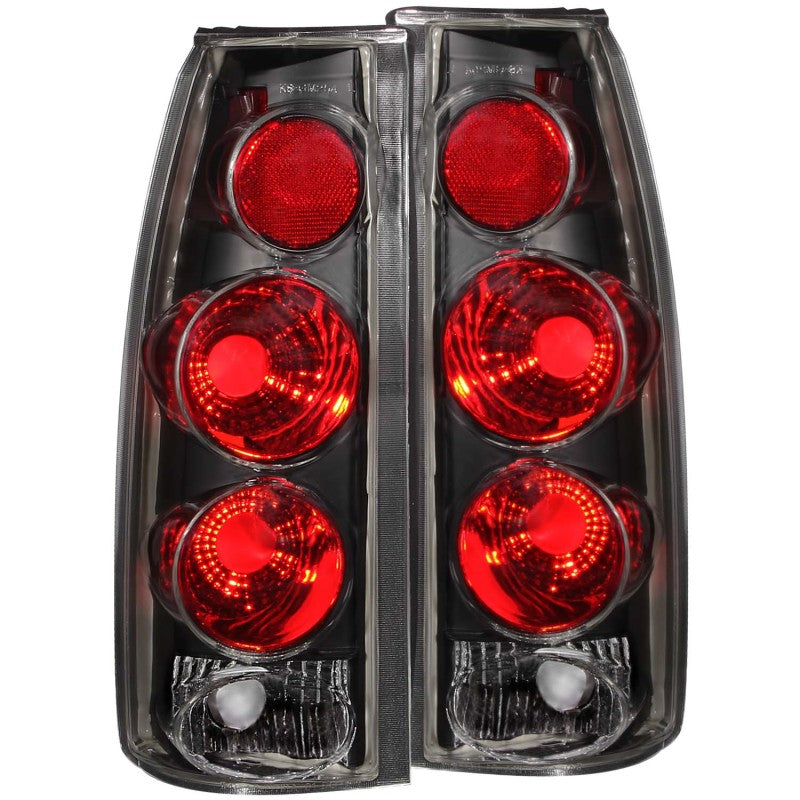 Anzo 1999-2000 Cadillac Escalade Taillights Black 3D Style 211019 Photo - Primary