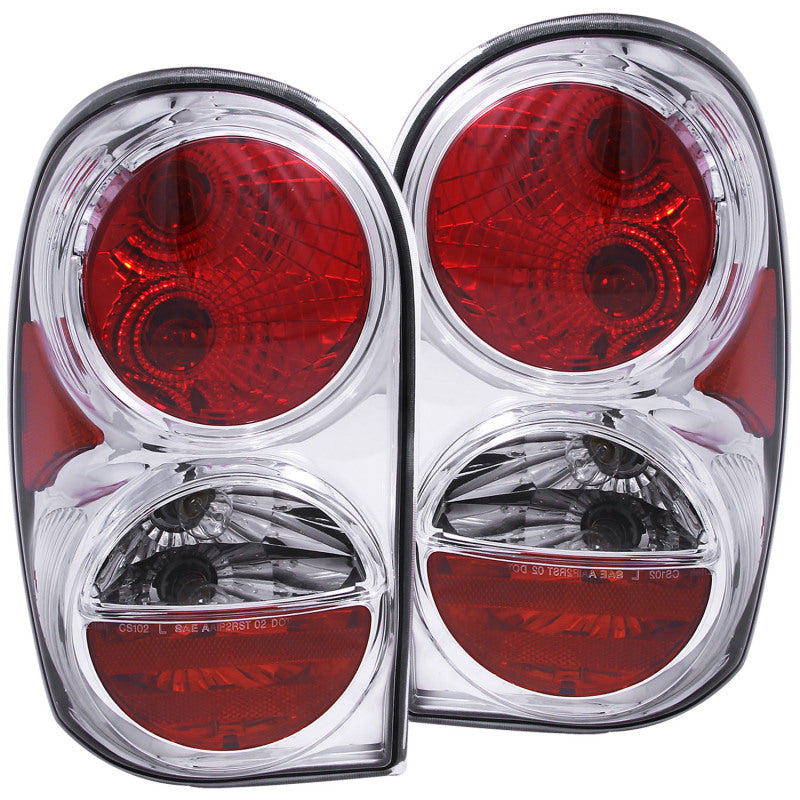 Anzo 2002-2007 Jeep Liberty Taillights Chrome 211106 Photo - Primary