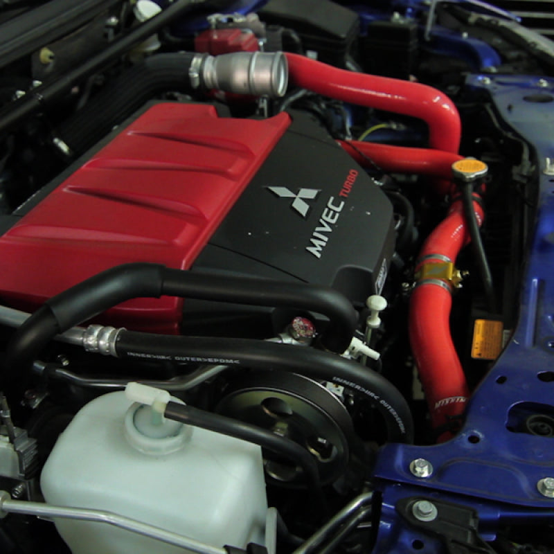 Mishimoto Hose Kit Evo 10 Blue MMHOSE-EVO-10BL Photo - Mounted